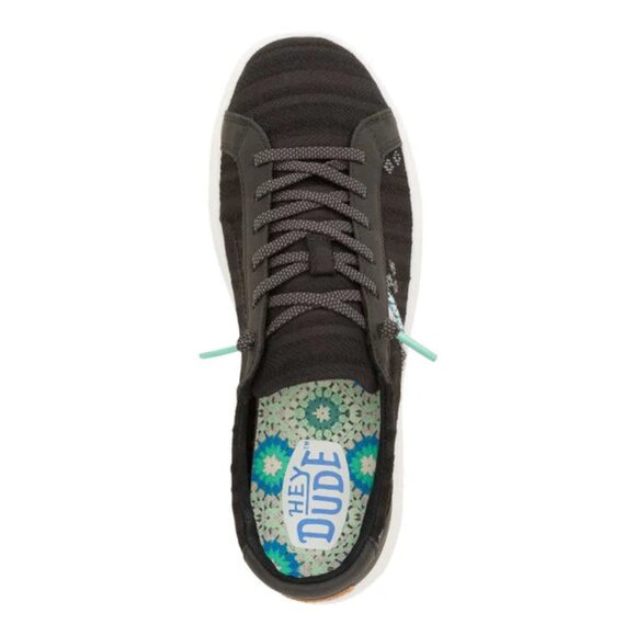 NEW Hey Dude Karina Cottage Crochet in Black - Picture 2 of 2